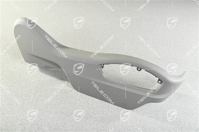 Seat frame trim, Platinum Grey, R