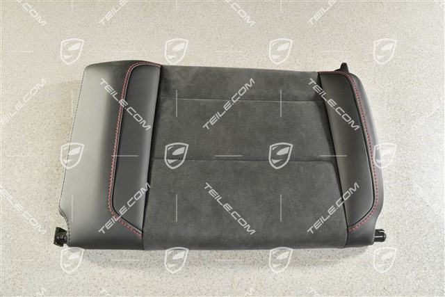 Cabrio / Targa, Oparcie tylnego siedzenia, czarna skóra / alcantara ze czerwoną nicią, GTS, L
