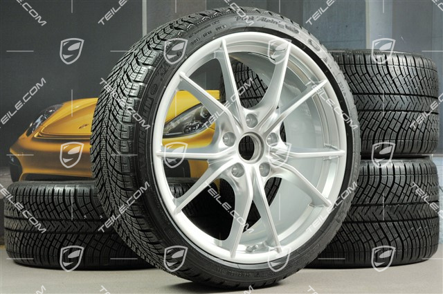 20-inch winter wheels set Carrera S  (IV), rims 8,5J x 20 ET49 + 11J x 20 ET56 + Michelin Pilot Alpin PA4 N1 winter tyres 245/35 R20 + 295/30 R20