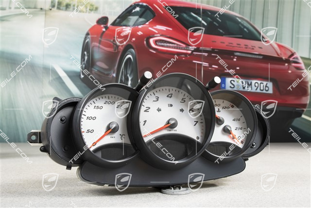 Instrument cluster, 5th-speed manual transmission, Dial aluminium