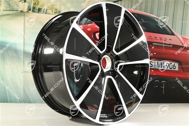 21" Felga AeroDesign / PHEV, 9,5J x 21 ET46, czarny wysoki połysk