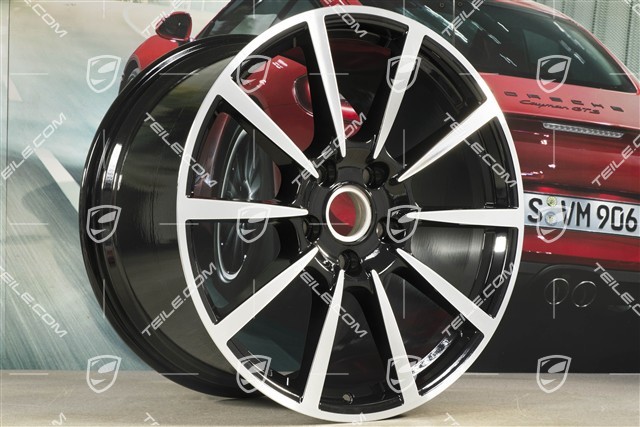 20" Felga Carrera Classic (II), 11,5J x 20 ET76, czarny połysk