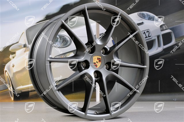 20" Felga, Carrera S III, platynowy-satynowy mat (Platinum-Seidenmatt), 9,5J x 20 ET45