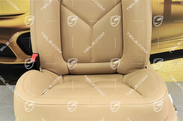 Seat, el. adjustment, leather, Luxor Beige, L