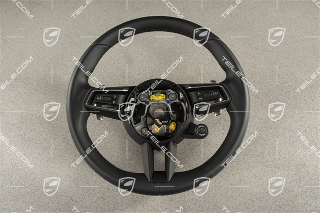 Multifunktionslenkrad, PDK, Sport Chrono Plus, Schwarz