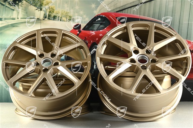 21-inch Panamera Sport Design wheel rim set, 9,5J x 21 ET71 + 11.5J x 21 ET69, neodyme