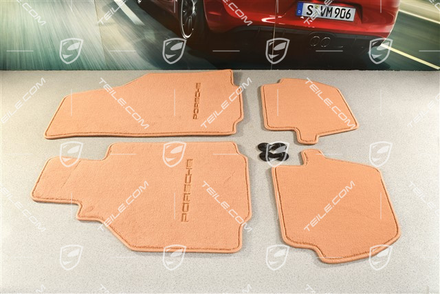 Fußmatten-Set, 4-teilig (996), braun