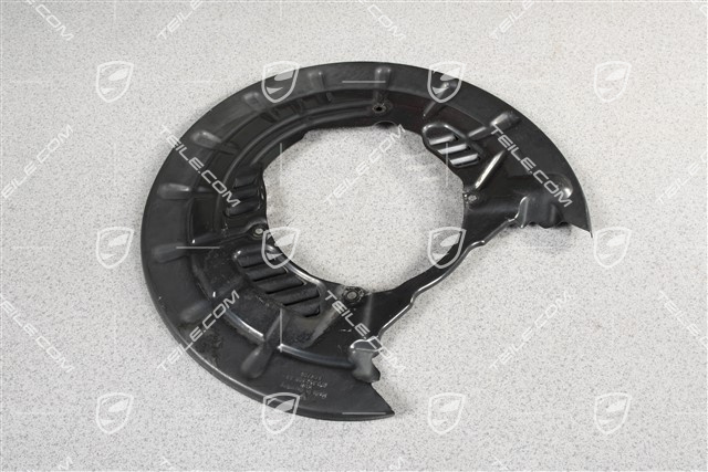 Rear axle disc brake protective plate, PCCB, L