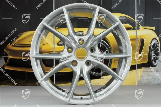 20" Carrera S (IV) komplet felg, felgi 8,5 J x 20 ET49 + 11,5 J x 20 ET76, do użytku z oponami letnimi