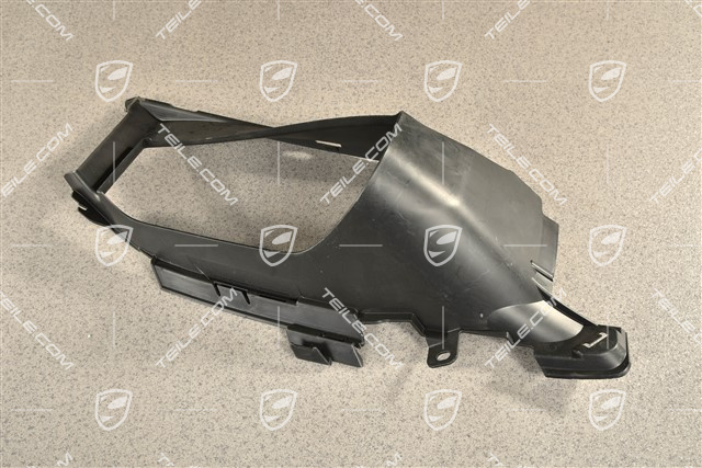 Turbo / Sport Design, Air duct / guide, lateral, w/o Night vision system, L