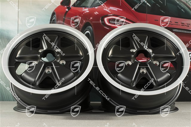 15-inch Perforated disc wheel set (4 pcs.), Fuchs, 6J x 15 ET36