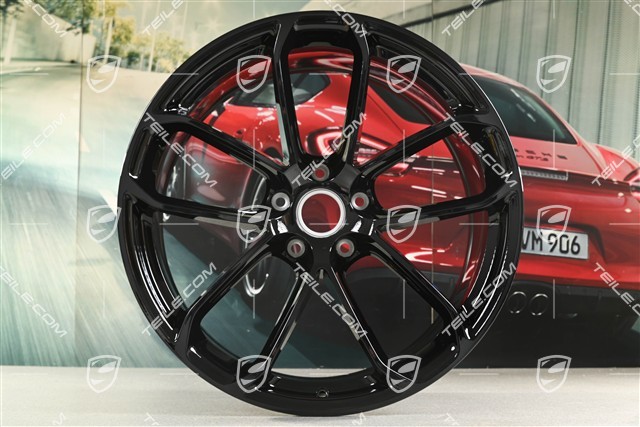 22-inch GT Design wheel rim, 11,5J x 22 ET52, black high gloss