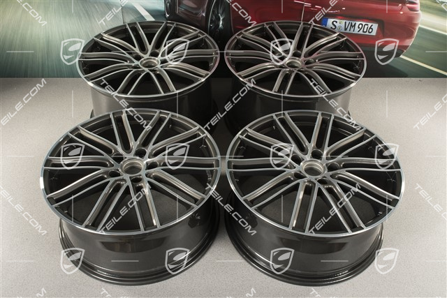21-inch Turbo IV wheel rim set, 9,5J x 21 ET71 + 11,5J x 21 ET69