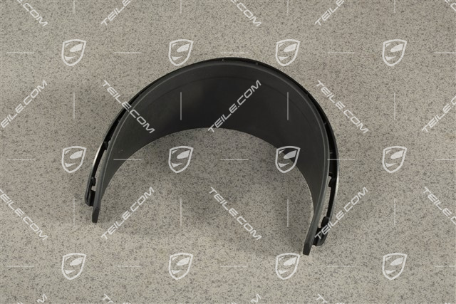 Tail pipe cover trim, Black matte, GTS 4.0, L