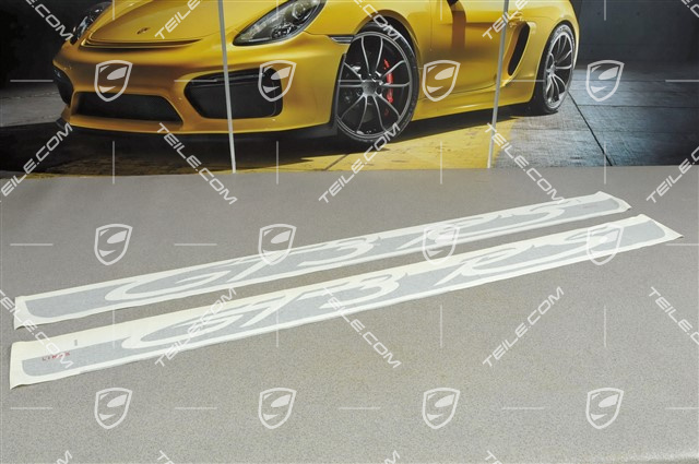 Dekorfolie, Schriftzug "GT3 RS", schwarz, Satz L+R Dekorfolie, Schriftzug "GT3 RS", schwarz, Satz L+R