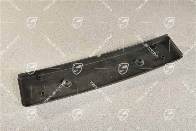 Front bumper licence plate support / holder