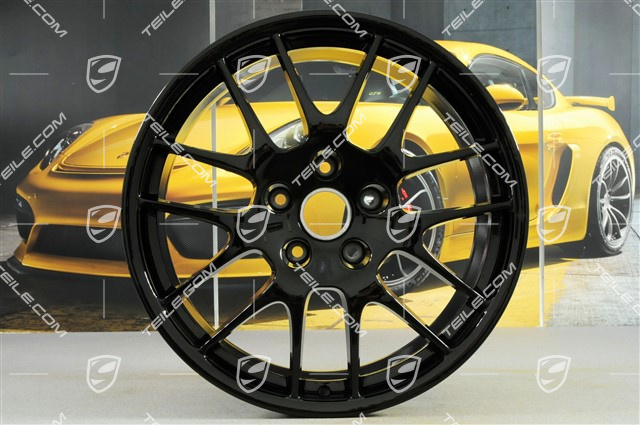 20" Felge RS Spyder Design, 9,5J x 20 ET65, schwarz hochglanz
