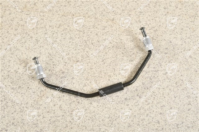 Front brake caliper (Silver / Red) connecting line, L