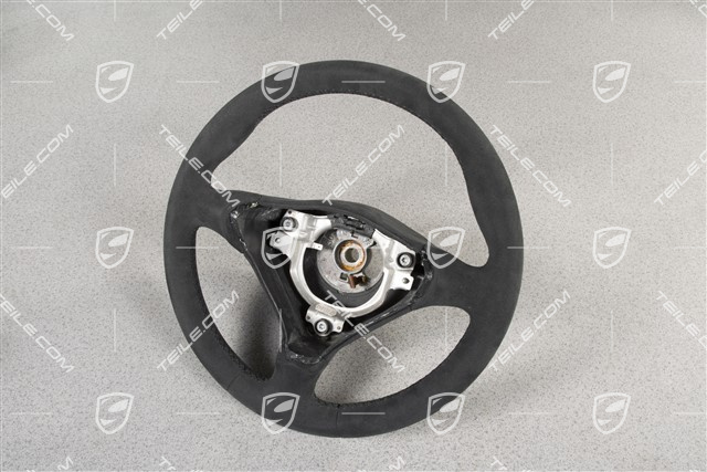 3-spoke steering wheel, Alcantara black