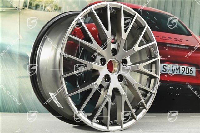 21-inch wheel rim Panamera Exclusive Design, 9,5J x 21 ET71, Turbonite
