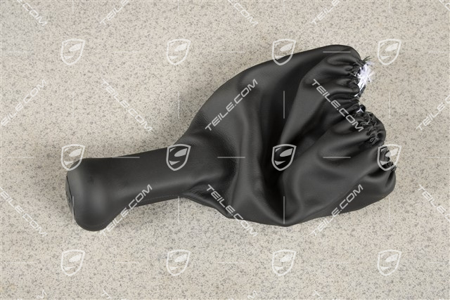 Schalthebelknopf, 6-Gang, schwarzes Leder