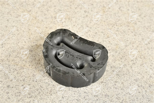 Rubber mounting, exhaust system