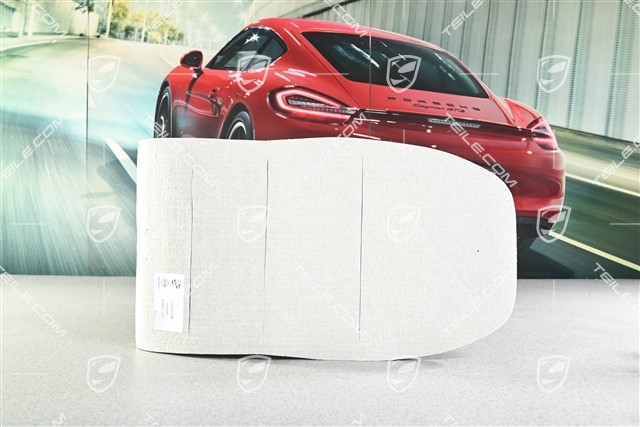 Front seat backrest foam part with heating mat, L=R