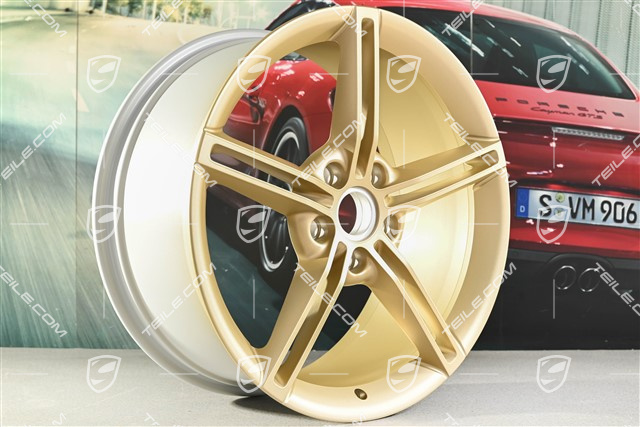 21" Felge Mission E Design, 9,5J x 21 ET60, aurum seidenmatt