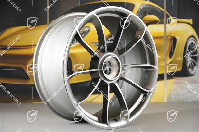 20" felga GT3RS, z napisem GT3RS, 9,5J x 20 ET50, platynowy satyna