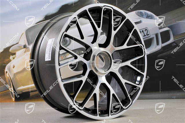 20" Felga Turbo S, centralne mocowanie, 9J x 20 ET51, czarna