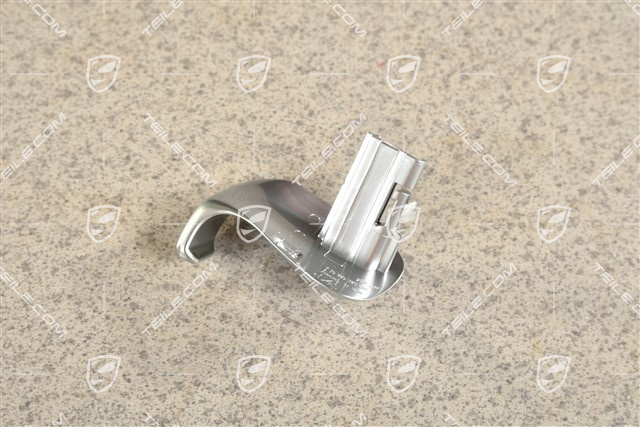 Seat tilting handle / control button, Galvano silver, R