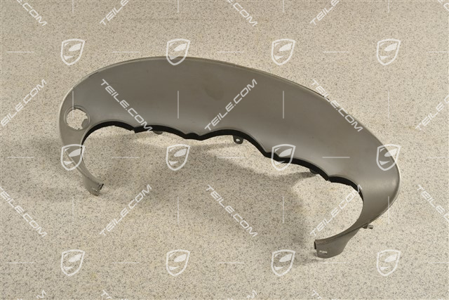 Dashboard trim / Instrument cluster cover inner part, Graphite Grey