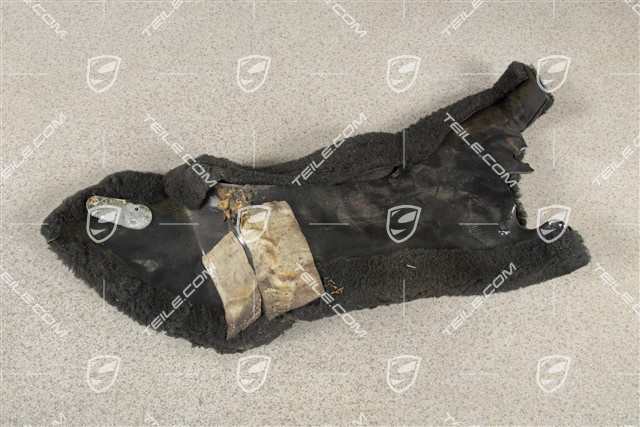 Wykładzina słupka A do samochodów bez Airbag, Czarna, LL/L