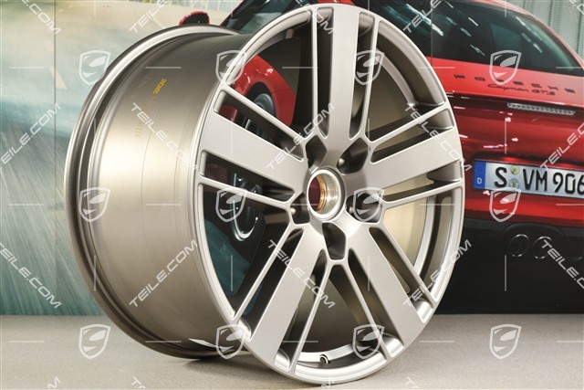 20" Felge Panamera Design 2, 11,5J x 20 ET68, in Platinum Seidenmatt