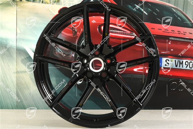 20" Felga "Macan S" 10J x 20 ET19, czarny (wysoki połysk)