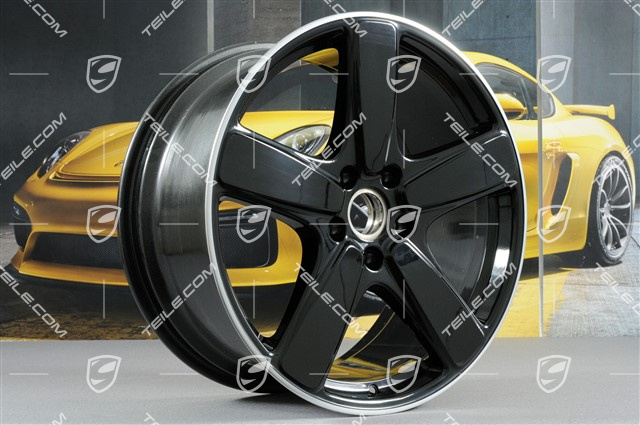 21-inch wheels rims set Cayenne Sport Classic, 10J x 21 ET50, in black