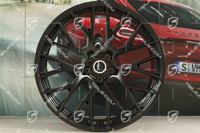 21" Felge RS Spyder Design, 10J x 21 ET19, schwarz seidenmatt