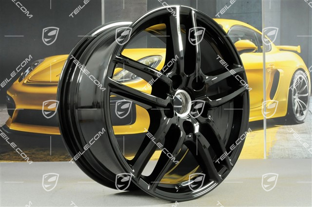 19-inch Cayenne Turbo IV (facelift) wheel rim set 8,5 x 19 ET59, black high gloss