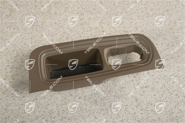 Vordertür verkleidung, Fensterheber Schalterblende mit Gummieinlage, Umbra, R