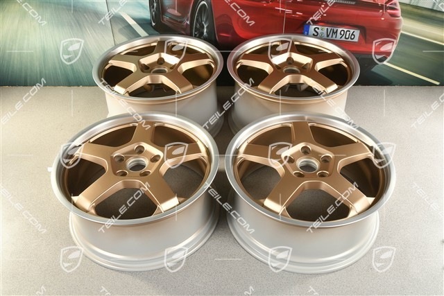 20-inch wheel rim set "25 Years Boxster", 8,5J x 20 ET57 + 10,5J x 20 ET47, neodyme