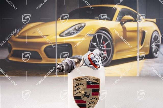 Oxygen sensor behind the catalytic converter