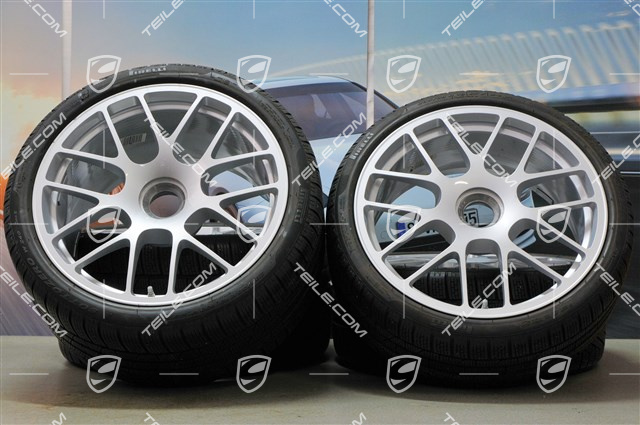 19-inch winter wheel set, RS Spyder, central locking, wheels: 8,5J x 19 ET56 + 11J x 19 ET51 + NEW Pirelli winter tyres: 235/35 R19 + 295/30, with TPM