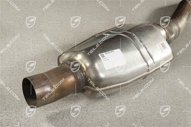 Exhaust pipe with front silencer, V6 Turbo 3,0L, L