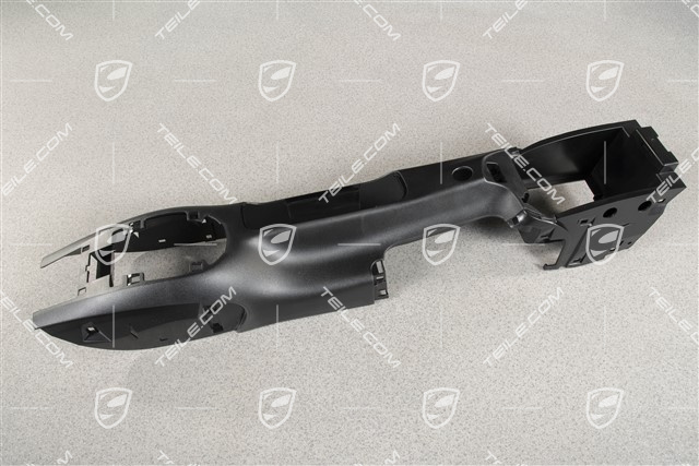 Centre console, black-grey