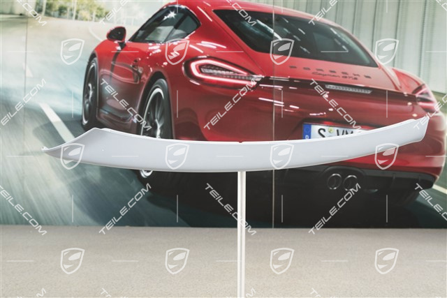 Front bumper disc / trim, lacquered, upper, L