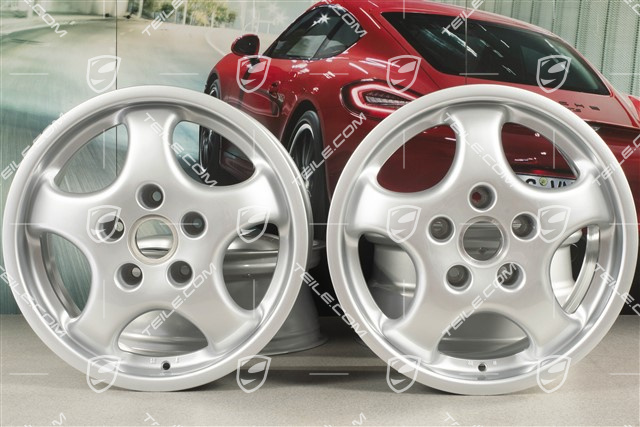 17-inch CUP I wheel set, 7J x 17 ET55 + 9J x 17 ET55
