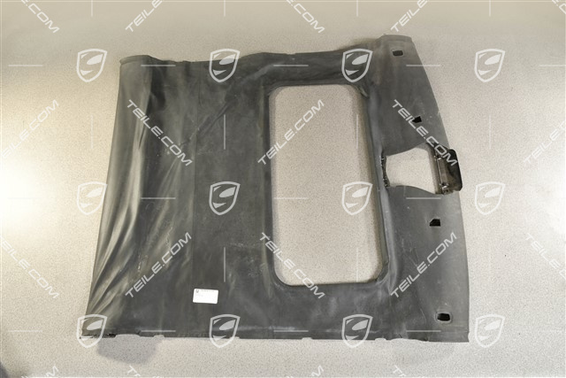 Dachverkleidung, coupé mit Schiebedach, Kunstleder, schwarz