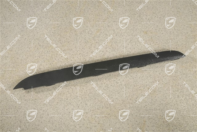 Trim, lateral, Black matte, R