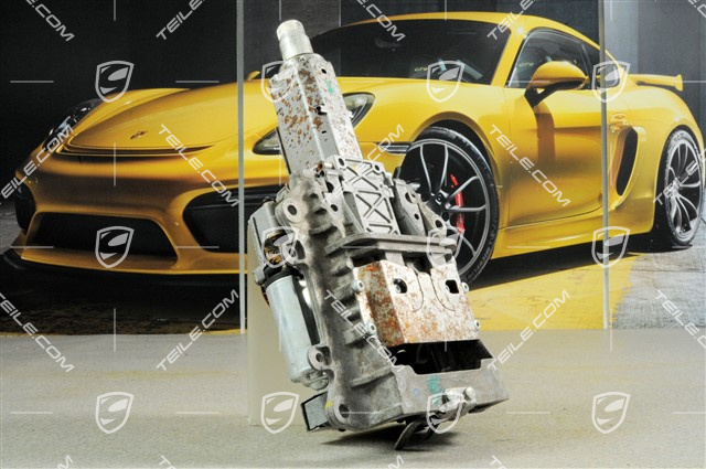 Steering column complete with steering shaft, with memory Steering column complete with steering shaft, with memory