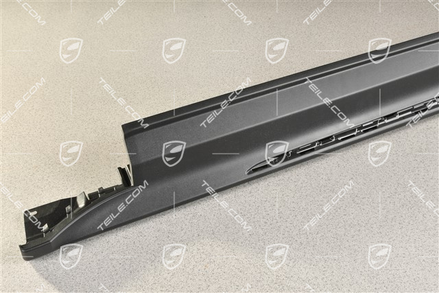 Schwellerblende, Schwarz matt, L